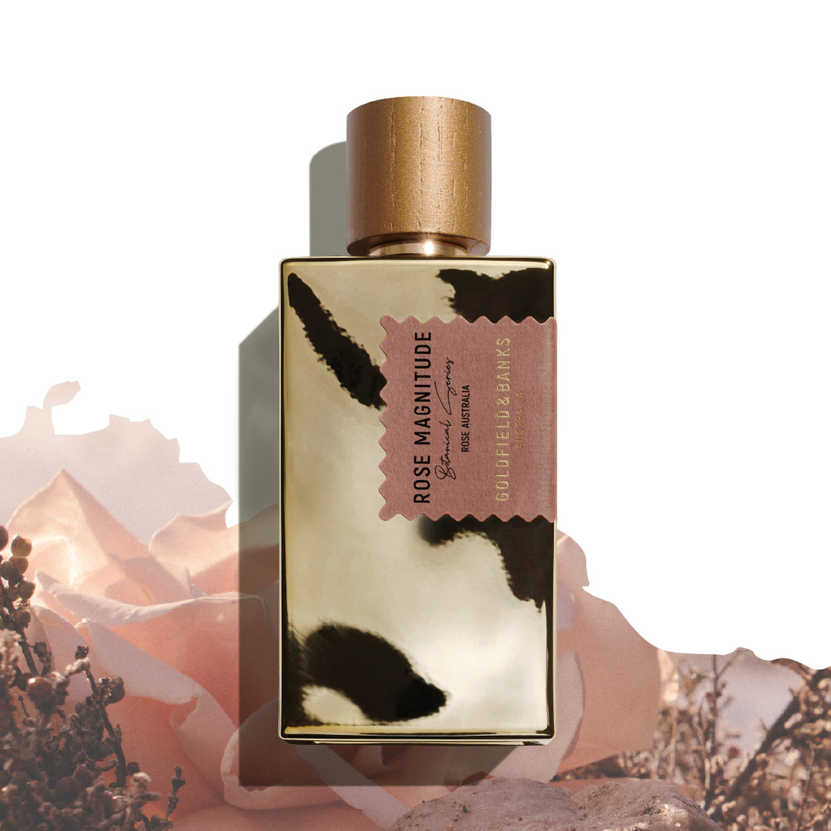 Goldfield & Banks Rose Magnitude 100 ml – flacone con composizione paesaggistica
